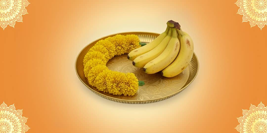 Offer Yellow Flowers and Banana