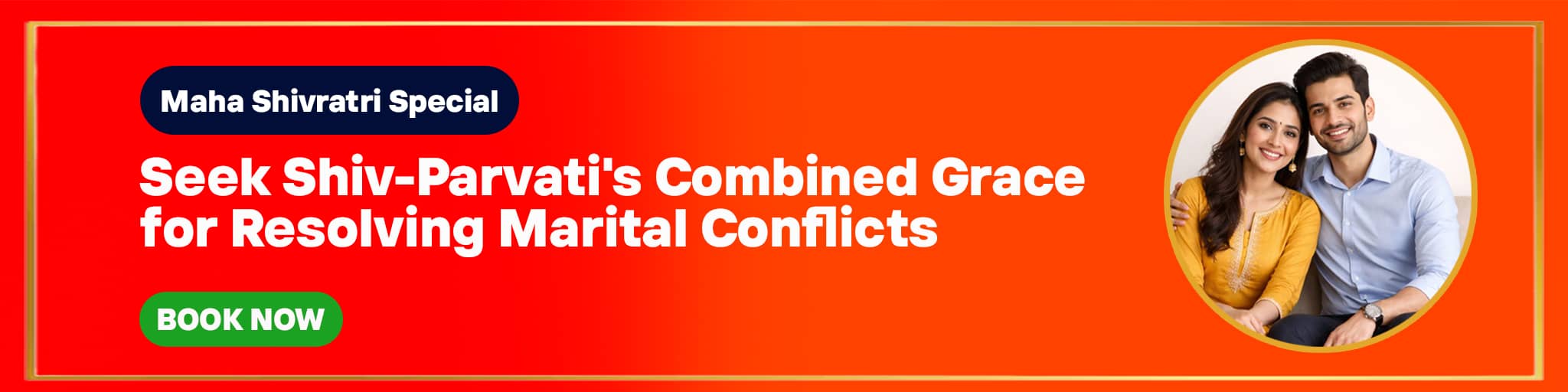 Seek Shiv-Parvati's Combined Grace for Resolving Marital Conflicts & Attracting Family Peace with Special Chadhava on Maha Shivratri