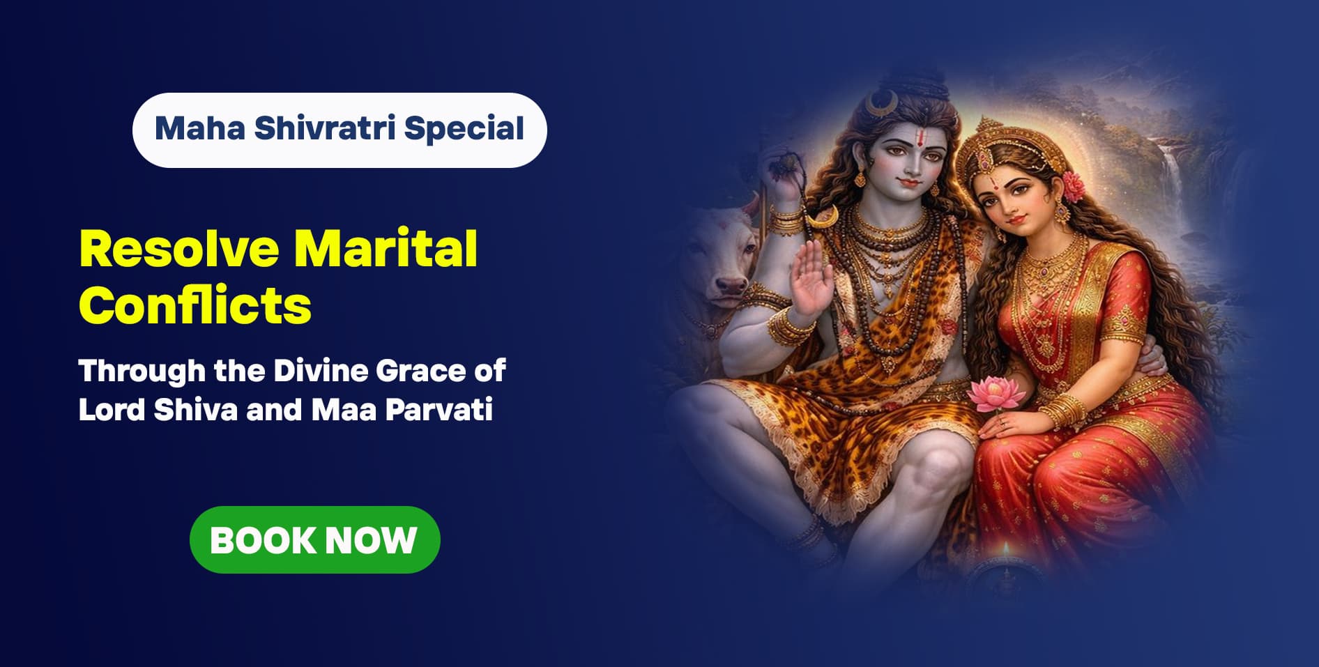 Resolve Marital Conflicts Through the Divine Grace of Lord Shiva and Maa Parvati