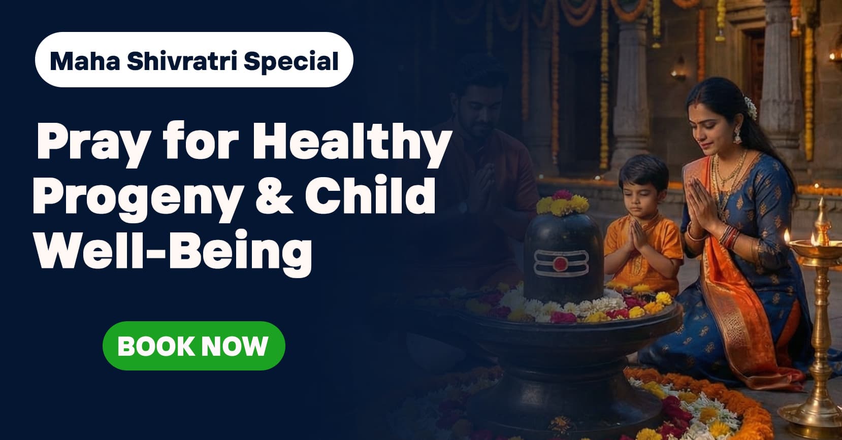 Maha Shivratri Special Uma-Maheshwar Puja for Healthy Progeny and Child Well-Being